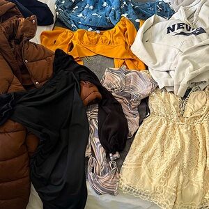 Bag Of Dresses and Sweaters - Sizes (XS-L)